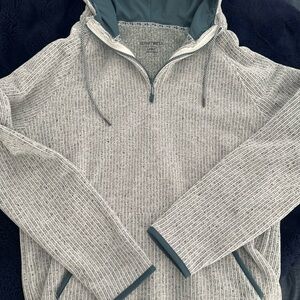 Men's light blue depart west hoodie